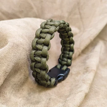 Bracelet de survie Cobra Army Green Monobrin