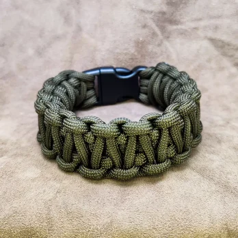 Bracelet de survie King Cobra Army Green Monobrin